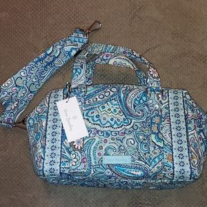 Vera Bradley Daisy Dot Paisley Handbag NWT